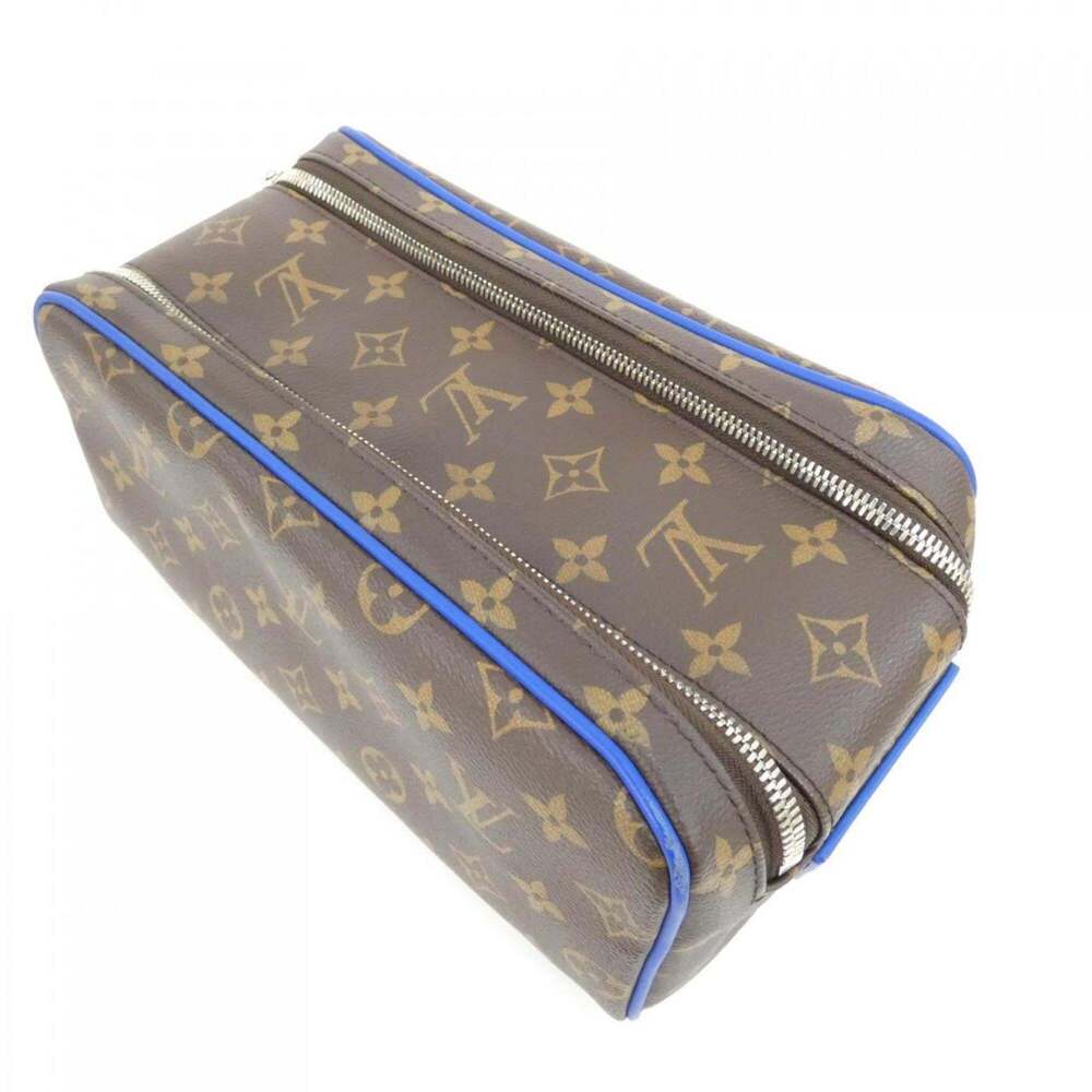 LOUIS VUITTON Blue Monogram Pouch - Picture 3 of 7